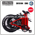 MOTORLIFE 20inch fat tire folding e bike